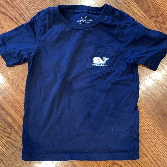 Vineyard Vines Blue Short Sleeve Tee Baseball - Picture 3 of 5